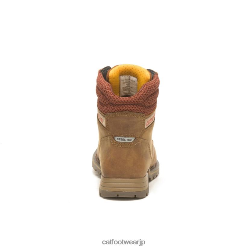 ペイズリー柄 6インチ スチールトゥ ワークブーツ ピラミッド 女性 N2JB0V278 Caterpillar |ワークブーツ